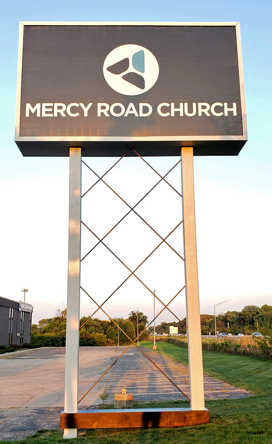 Mercy Road Church Pylon Sign