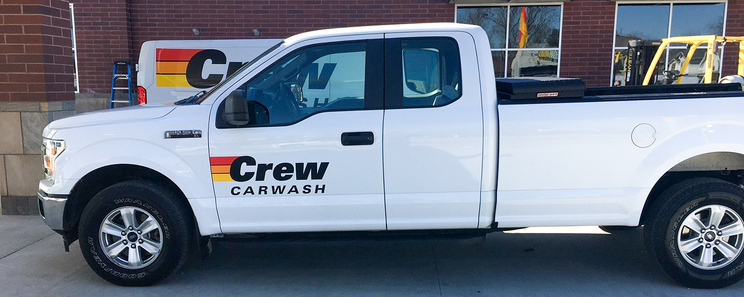 Crew Carwash Vehicle Wrap